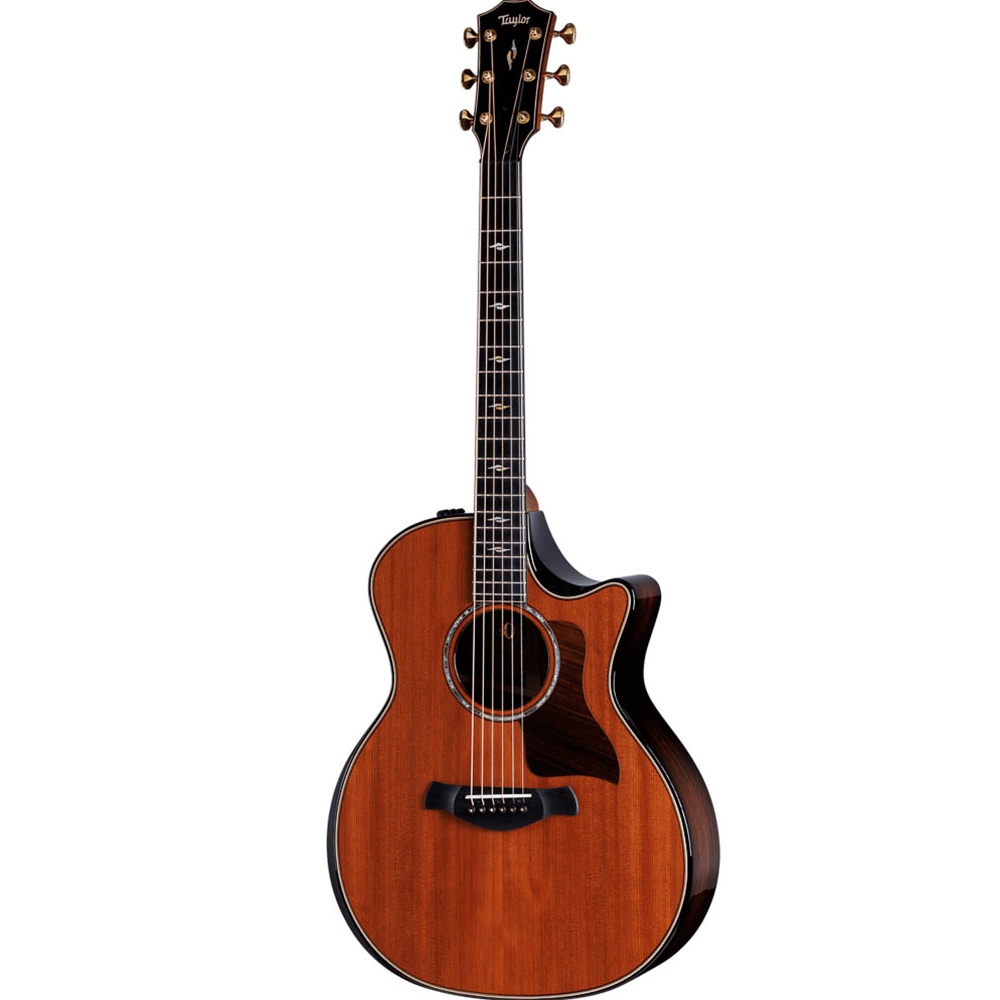 Taylor  814CE-BE-50A Builder's Edition Acoustic Electric Guitar - Honduran / Sinker Redwood, Kona Edgeburst, w/ Deluxe Hardshell Case